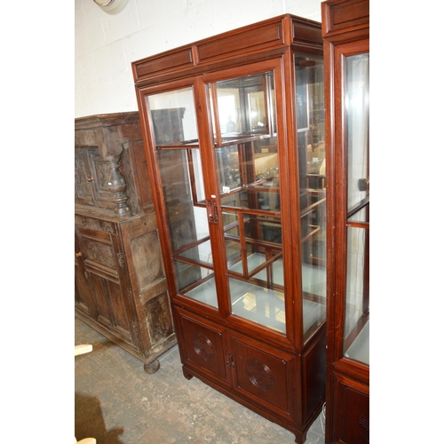 232 - glazed display cabinet (missing glass shelves)