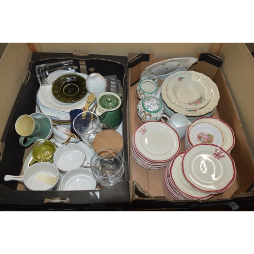 247 - 2 boxes of tableware