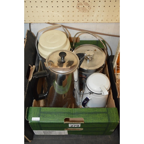 279 - box of kitchen items