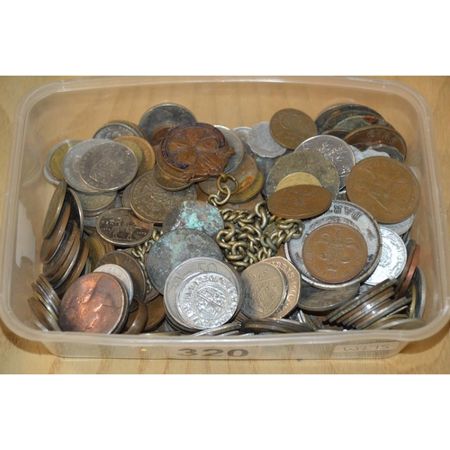 320 - tub of coins