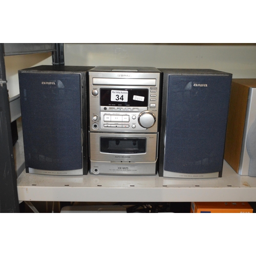 34 - aiwa stereo