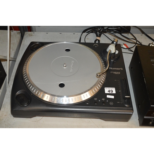 49 - numark tt1625 turntable