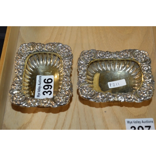 396 - 2 sterling silver dishes