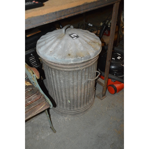 86 - galvanised bin