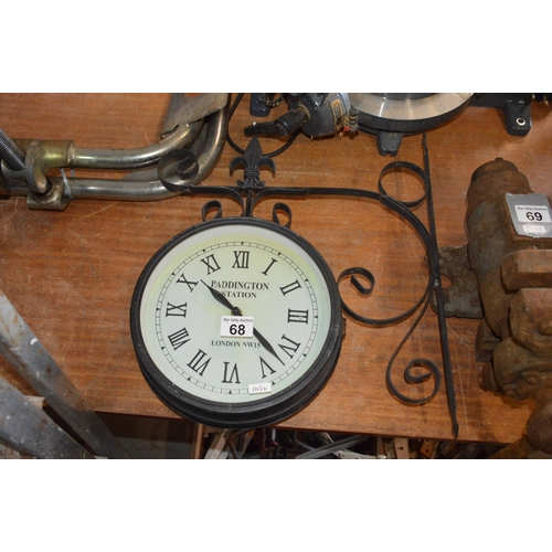 68 - paddington station wall clock