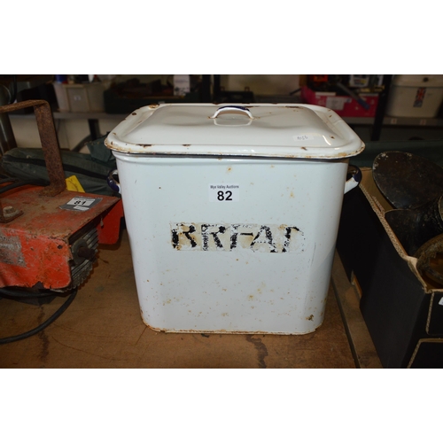 82 - metal bread bin