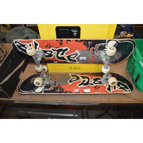 84 - 2 skateboards