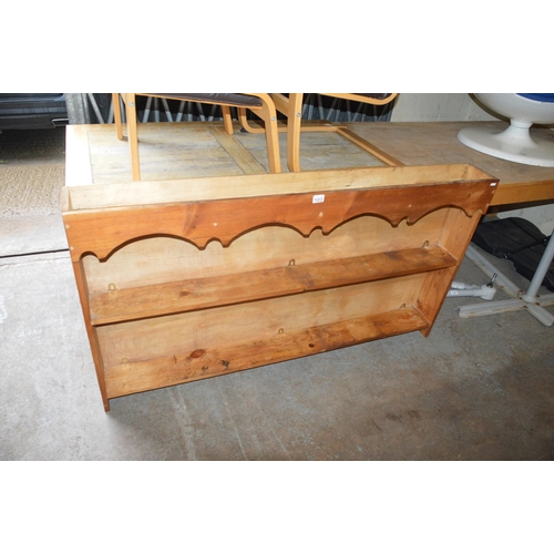 103 - pine plate rack