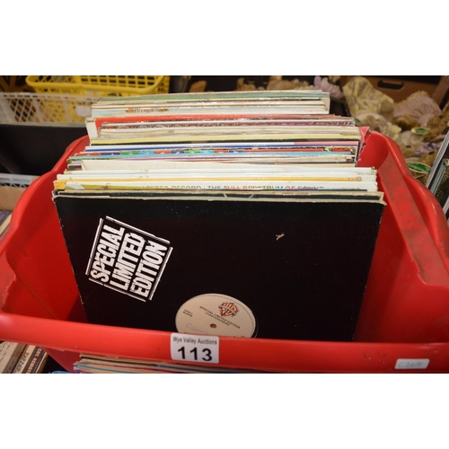 113 - bin of records