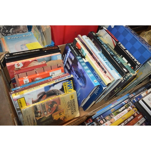 114 - box of motorsport themed books