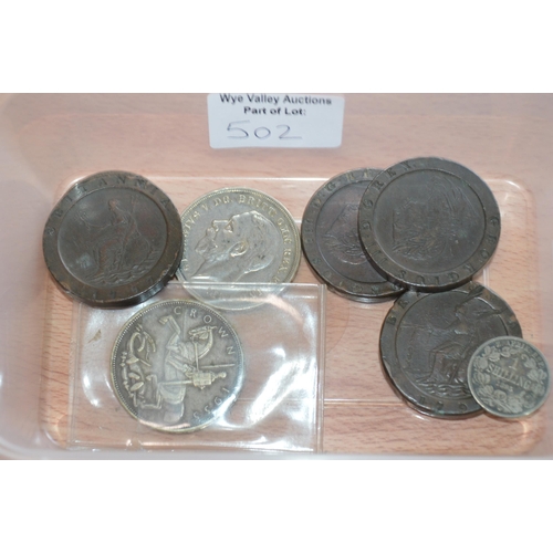 502 - box of collectable coins