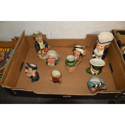 342 - box of toby jugs