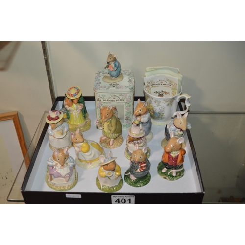 401 - qty of collectable royal doulton mice