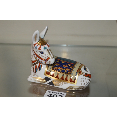 402 - royal crown derby donkey