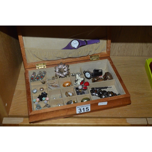 315 - box of jewellery