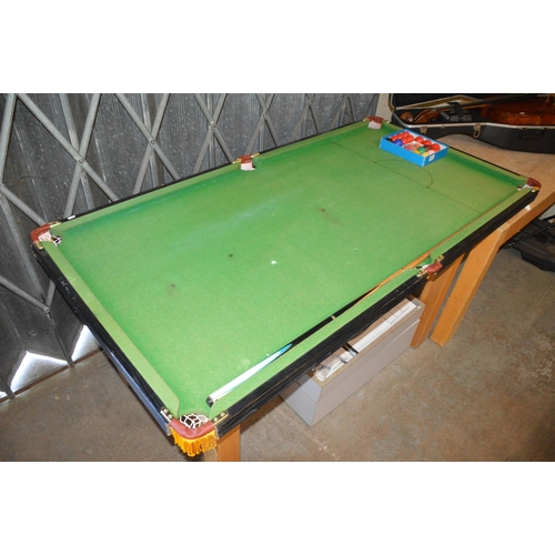 73 - fold down snooker table