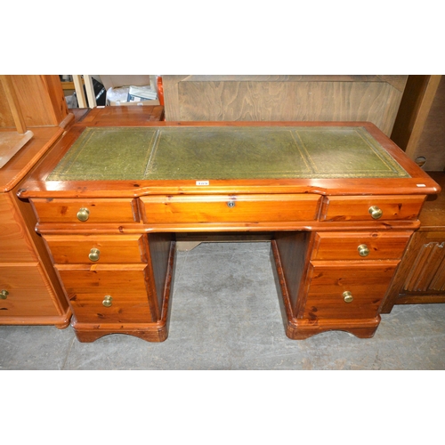 189 - twin pedestal desk