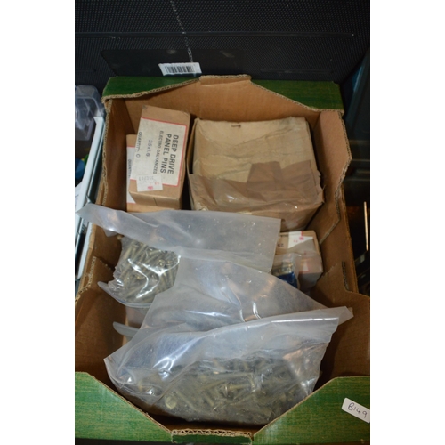 96 - box of screws, pins etc.