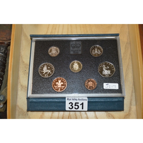 351 - royal mint 1988 proof coin set