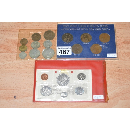 467 - collection of british & canadian coins