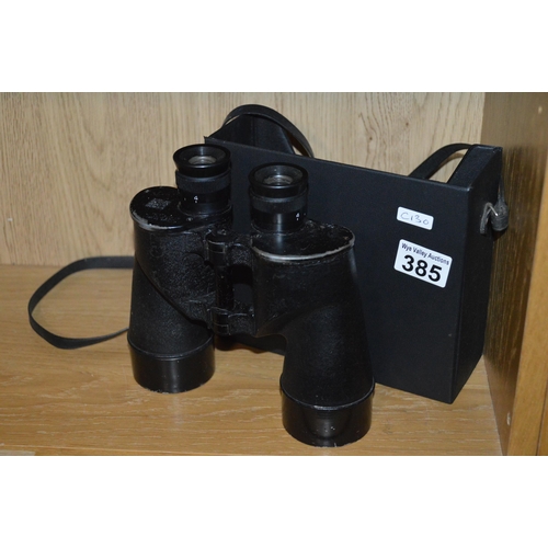 385 - pair of vintage binoculars