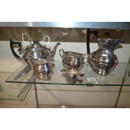 398 - silverplate tea set