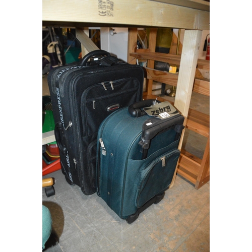 136 - 2 new luggage bags