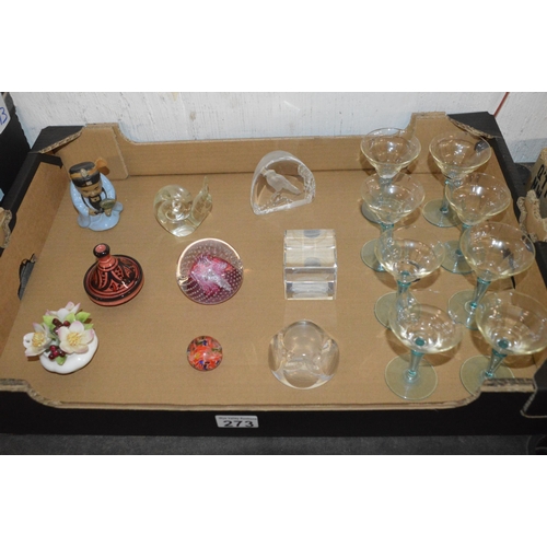 273 - box of glassware