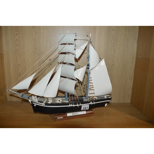 297 - rose model ship