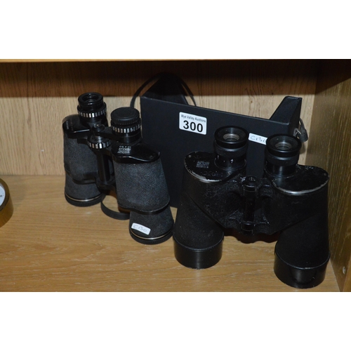 300 - 2 pairs of binoculars