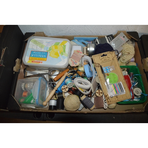 box of sewing accessories