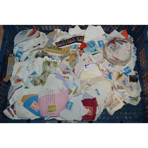 407 - crate of assorted stamps