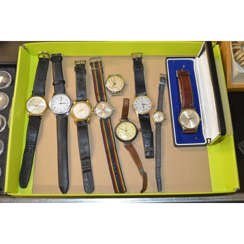 364 - tray of various watches