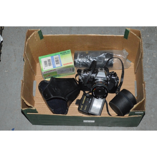 71 - box of camera equipment