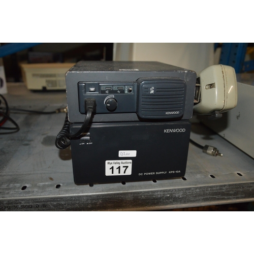 117 - kenwood radio transceiver