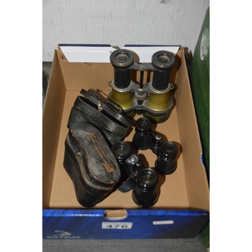 lot of 3 binoculars