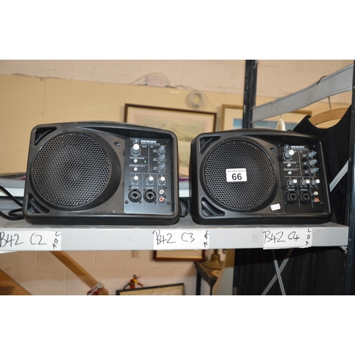 66 - 2 srm150 speakers