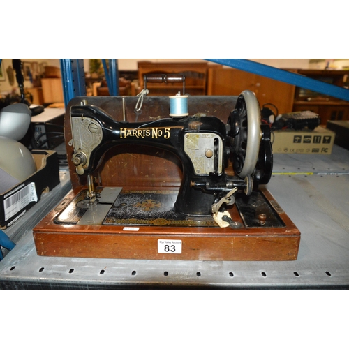 83 - harris sewing machine