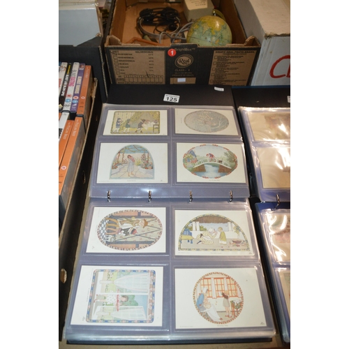 125 - album of various postcards