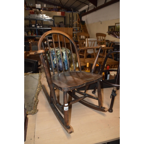 288 - childrens rocking chair