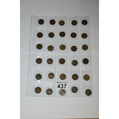 437 - 30 x farthings