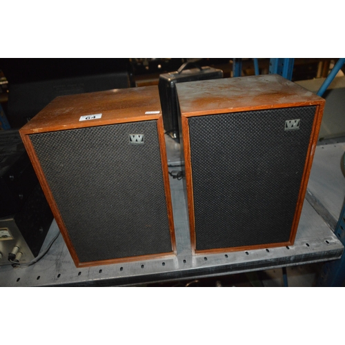 64 - 2 wharfeldale speakers