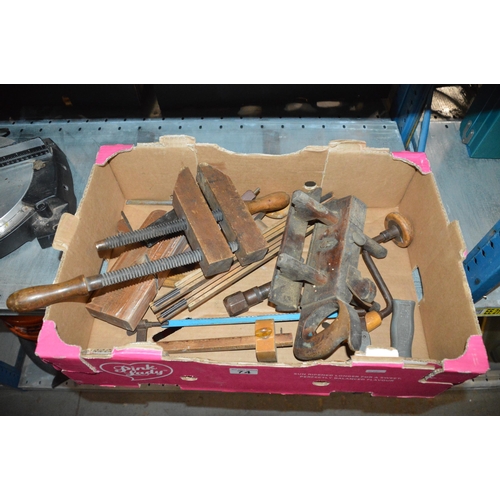 74 - box of mixed tools