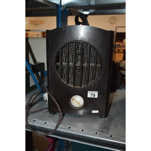 79 - vintage fan heater