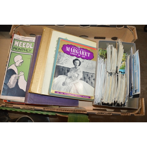 65 - box of magazines etc.