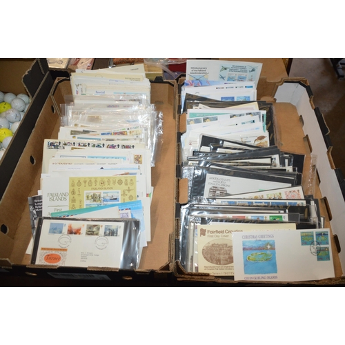 71 - 2 boxes of first day cover stamps etc.