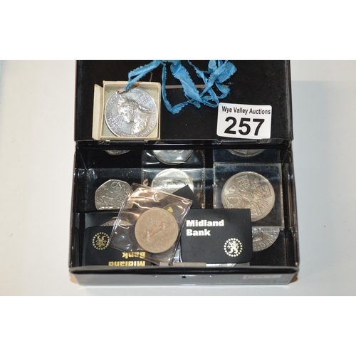 257 - collection of coins