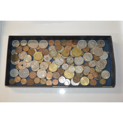 263 - tray of collectable coins