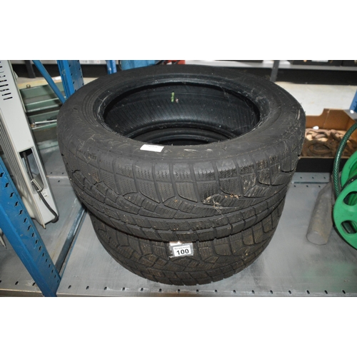 100 - 2 tyres 205/55/16