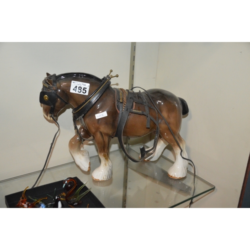 485 - large Sylvac shire horse